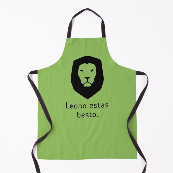 Item preview, Leono estas besto (A Lion is an Animal in Esperanto) designed and sold by ByMaSOLE.