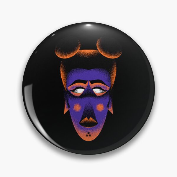 Item preview, Halloween - Lady with the Space Buns - Orange & Purple designed and sold by popcorn-head.