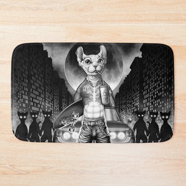 Item preview, Badass cat gangster designed and sold by lillyrise.