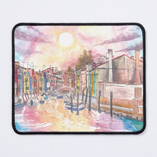 Item preview, Burano Pearl of Venice Lagoon with Ponte della Vigna designed and sold by artshop77.