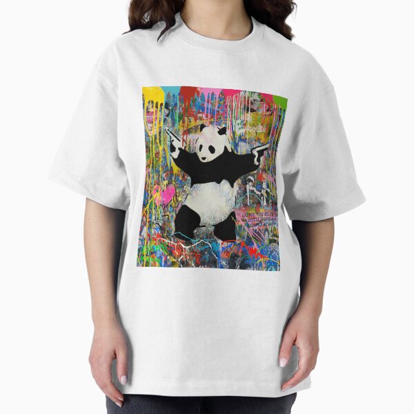 Item preview, Panda With Guns Stick Em Up - Pop Street Art Banksy designed and sold by WE-ARE-BANKSY.