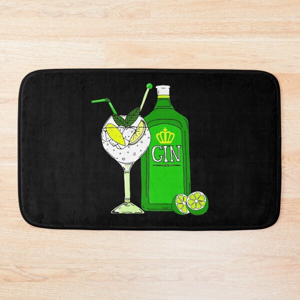 Item preview, Gin and Tonic Gin o'Clock Cocktail Glass designed and sold by HotHibiscus.