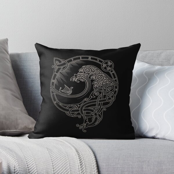NORTH WIND Throw Pillow