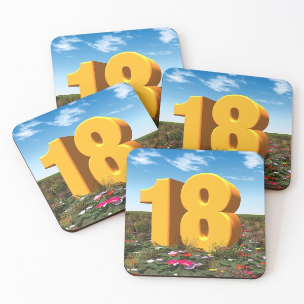 Item preview, year number 18 designed and sold by MIRO3D.