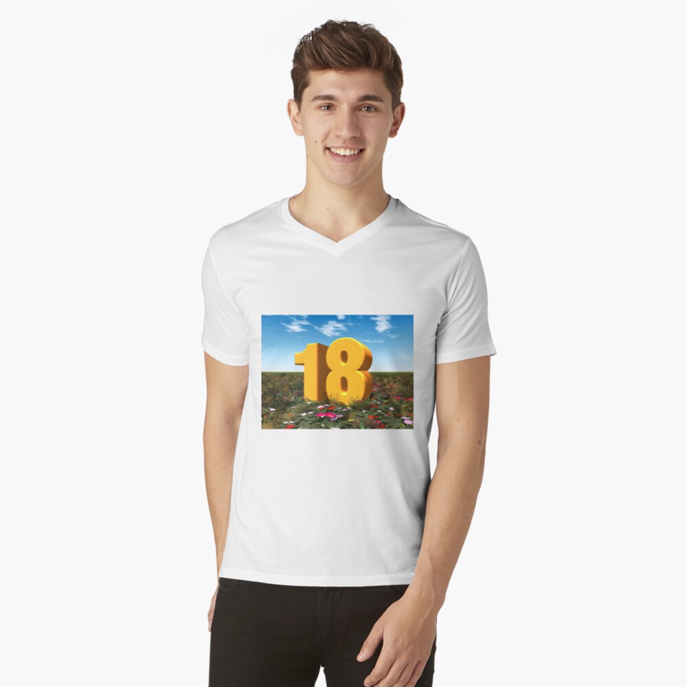Item preview, V-Neck T-Shirt designed and sold by MIRO3D.