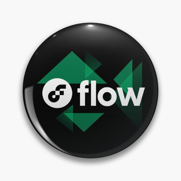 Item preview, Flow FLOW Crypto Altcoin - Green Triangles designed and sold by CryptoMoods.