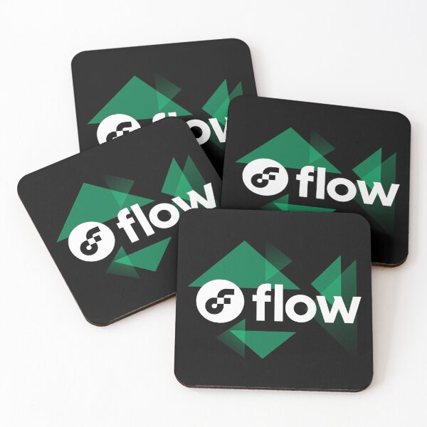 Item preview, Flow FLOW Crypto Altcoin - Green Triangles designed and sold by CryptoMoods.