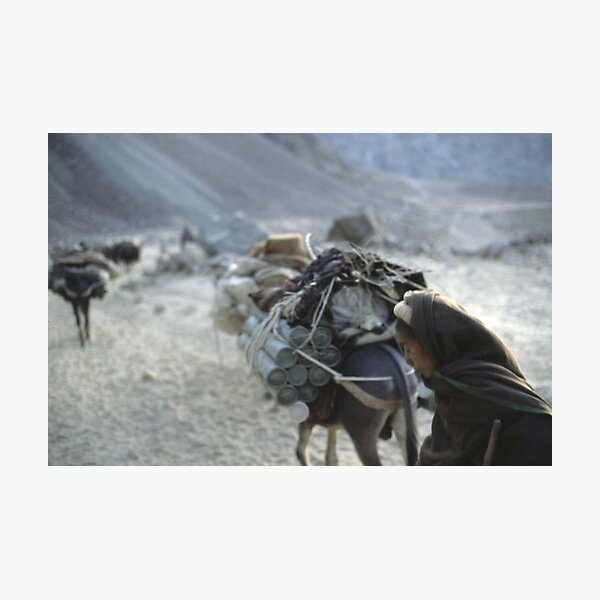 WEAPONS CARAVAN, AFGHANISTAN Photographic Print