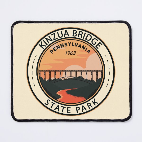 Item preview, Kinzua Bridge State Park Pennsylvania Vintage Emblem designed and sold by KrisSidDesigns.