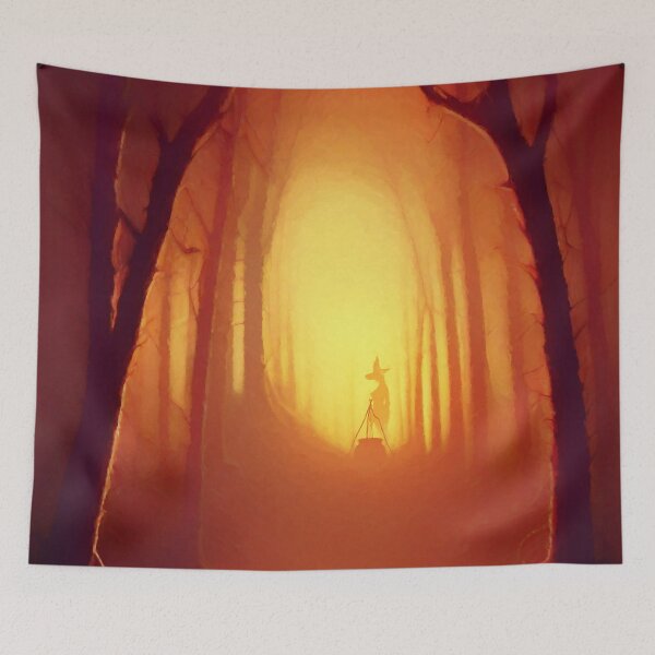 Item preview, Witch conjuring in the forest designed and sold by AnnArtshock.