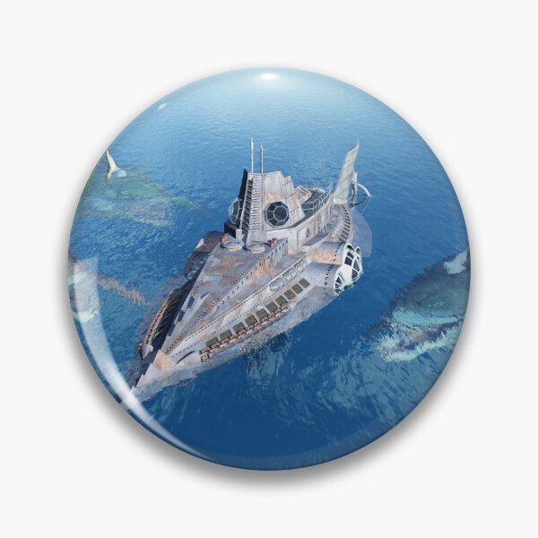 Item preview, Monstrous fish and fantasy submarine designed and sold by MIRO3D.