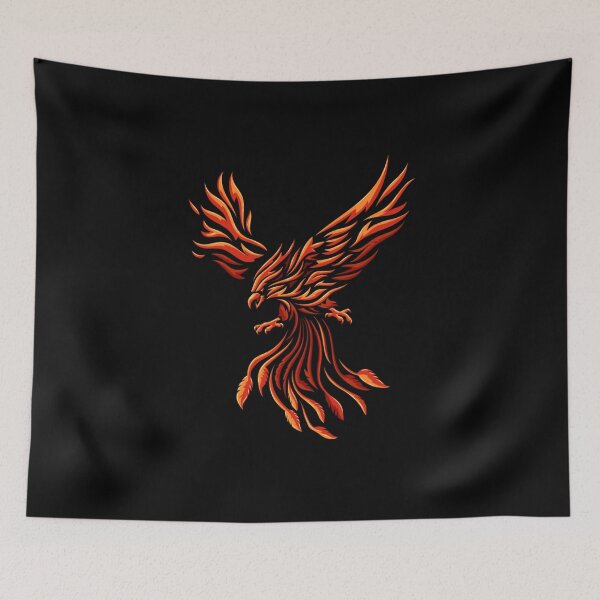 Item preview, Beautiful fire bird phoenix designed and sold by HarriPaloma.