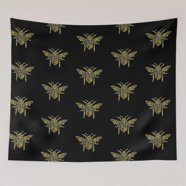 Item preview, Honey Bee With Wildflowers designed and sold by Daisy Ring Art.