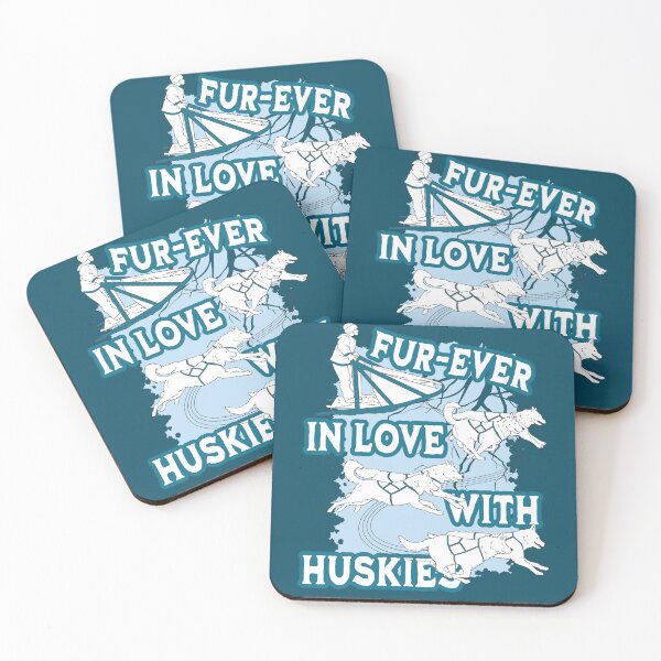 Item preview, Fur-ever in love with huskies - Sled Racing Huskies Lover designed and sold by EmmiFoxDesigns.
