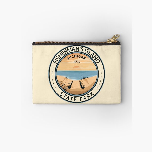 Item preview, Fisherman's Island State Park Michigan Badge designed and sold by KrisSidDesigns.