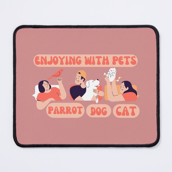 Item preview, Petsitting Enjoying With Pets Parrot Dog Cat designed and sold by designerpriti.