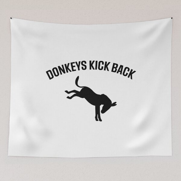 Item preview, Donkeys Kick Back Funny Gym Workout designed and sold by Big Twelve.