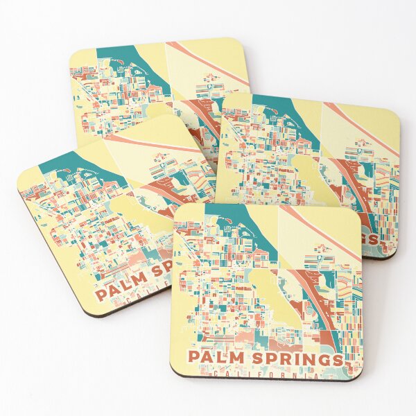Item preview, Palm Springs California US map designed and sold by chrlalexandru.