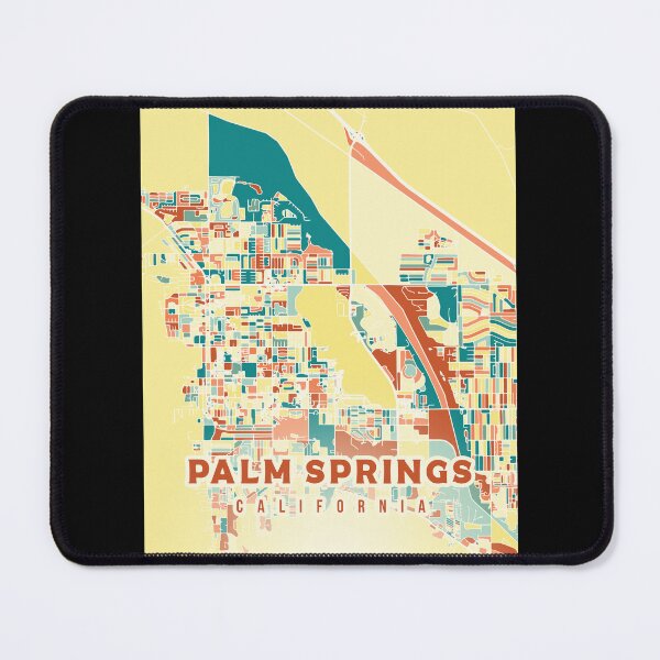 Item preview, Palm Springs California US map designed and sold by chrlalexandru.