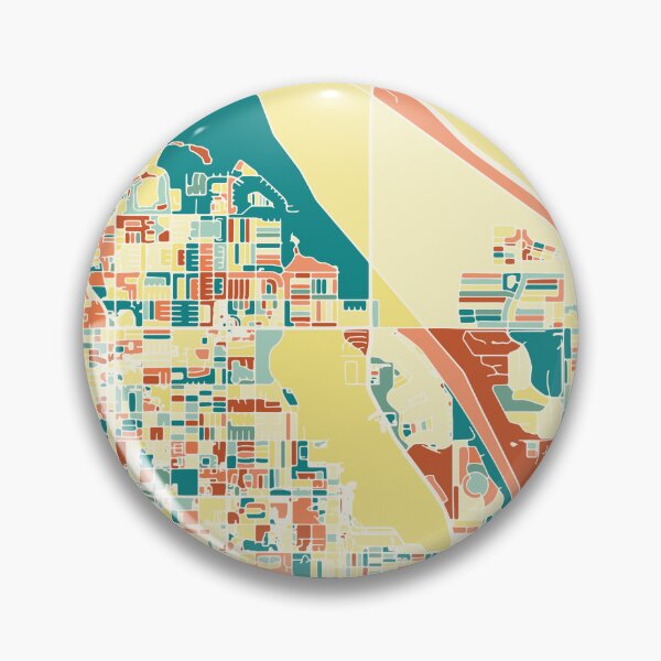 Item preview, Palm Springs California US map designed and sold by chrlalexandru.