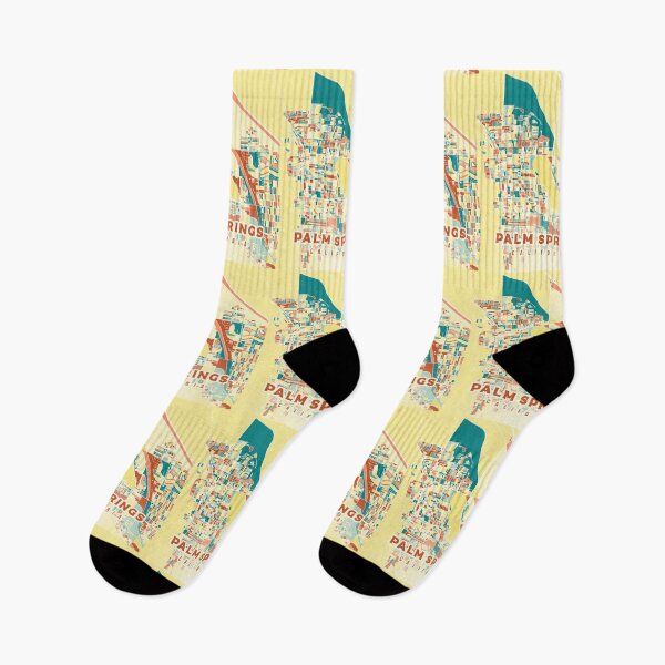 Item preview, Palm Springs California US map designed and sold by chrlalexandru.