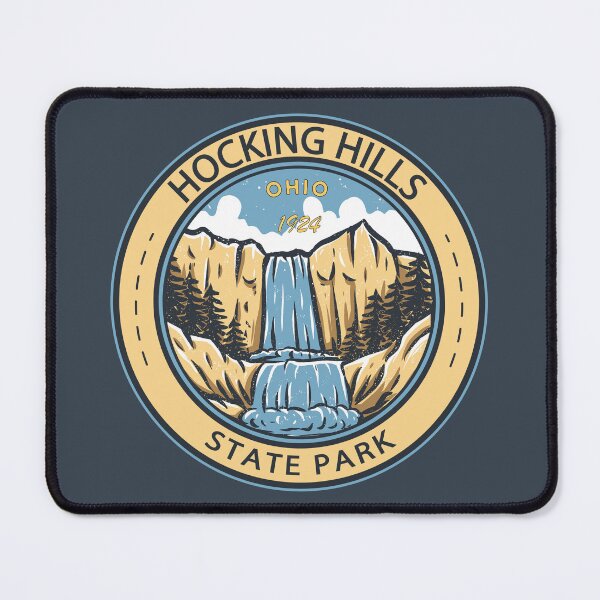 Item preview, Hocking Hills State Park Ohio Emblem designed and sold by KrisSidDesigns.