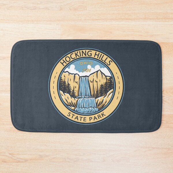 Item preview, Hocking Hills State Park Ohio Emblem designed and sold by KrisSidDesigns.