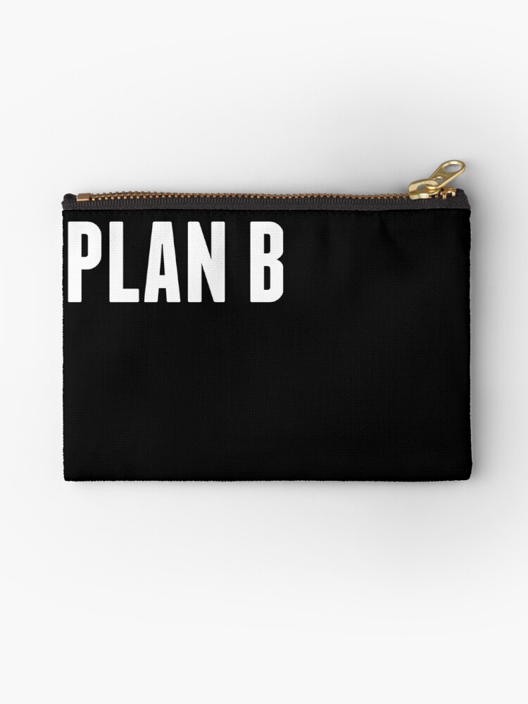 Thumbnail 1 of 4, Zipper Pouch, Harrison the Artist: PLAN B Collection designed and sold by HarrisonArtist.