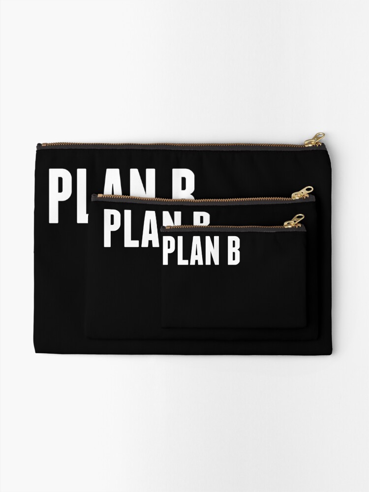 Thumbnail 2 of 4, Zipper Pouch, Harrison the Artist: PLAN B Collection designed and sold by HarrisonArtist.