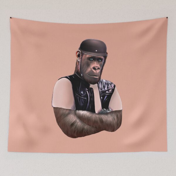 Item preview, Gorilla Biker | Motorcycle Wild Gorilla designed and sold by LenaKiagia.