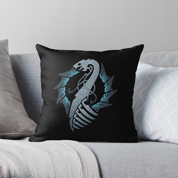 BLACK MOON. NAGLFAR. Throw Pillow