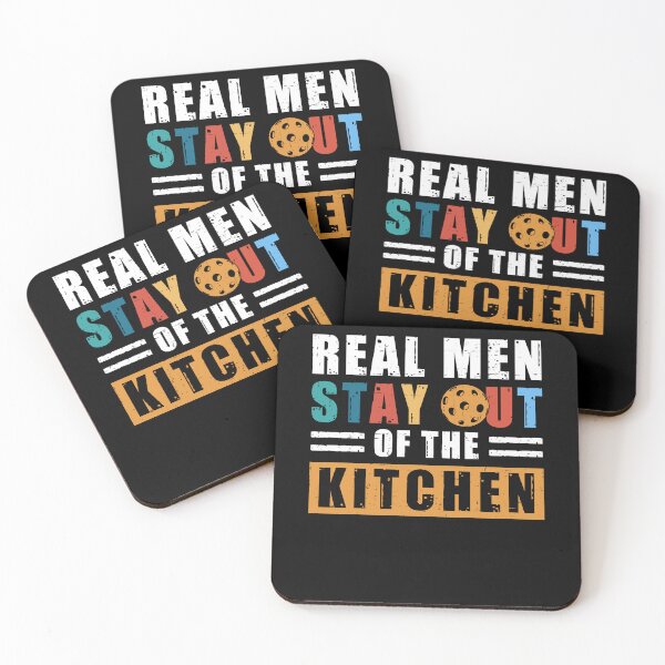 Item preview, Funny Pickleball Real Men Stay Out Of The Kitchen designed and sold by Rich-Bogus.