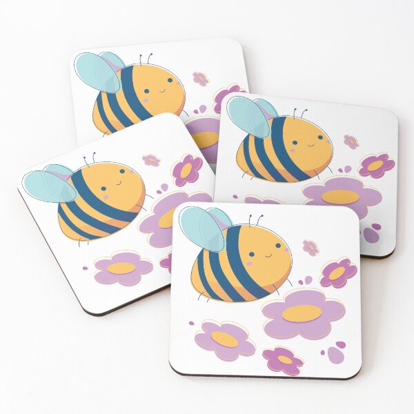 Item preview, Bees and flowers designed and sold by MaaikieDesign.