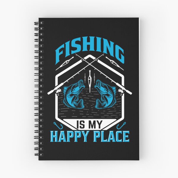 Item preview, Fishing is my happy place designed and sold by FanityPrints.