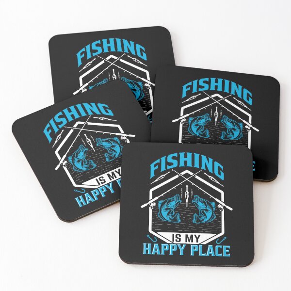 Item preview, Fishing is my happy place designed and sold by FanityPrints.