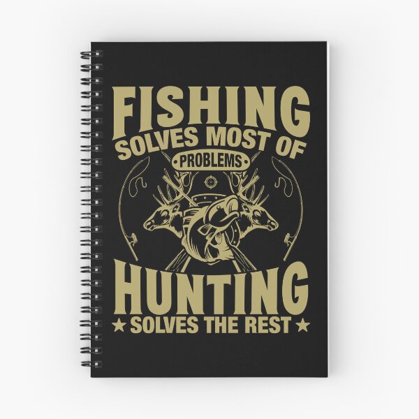 Item preview, Fishing solves most of problems hunting solves the rest designed and sold by FanityPrints.