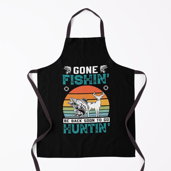 Item preview, gone fishin' be back soon to go huntin' designed and sold by FanityPrints.