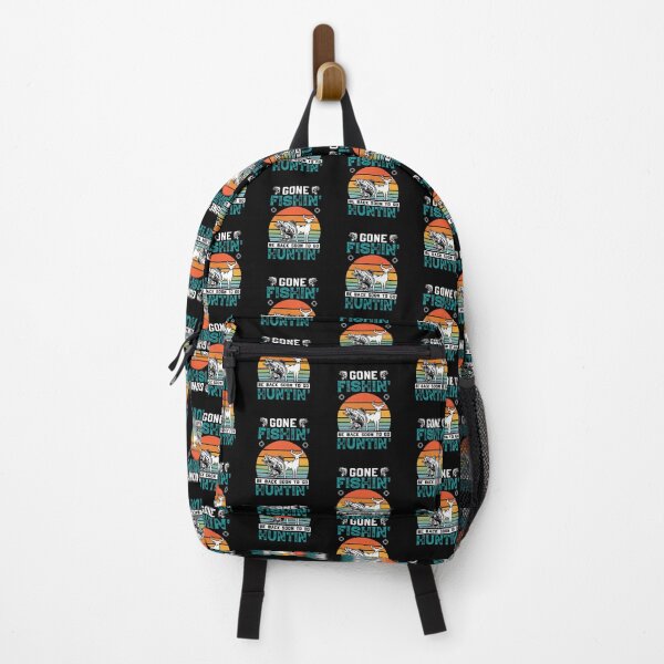 Item preview, gone fishin' be back soon to go huntin' designed and sold by FanityPrints.