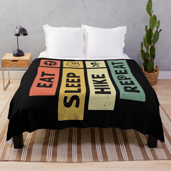 Item preview, Eat Sleep Hike Repeat designed and sold by pqrstshirts.