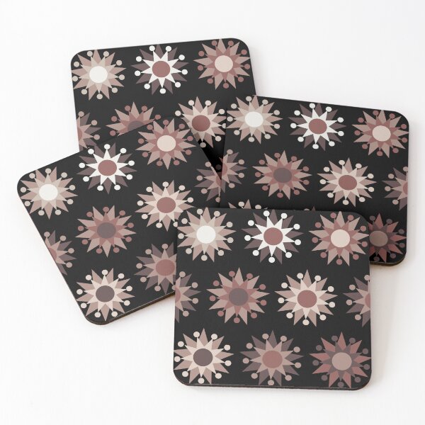 Item preview, DecoSuns Red Range on Black Repeat designed and sold by Art in My Loft.