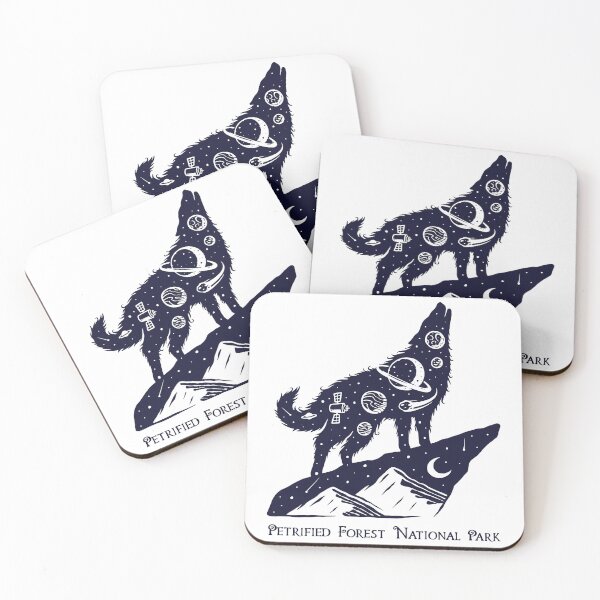 Item preview, Petrified Forest National Park Space Wolf designed and sold by JordanHolmes.