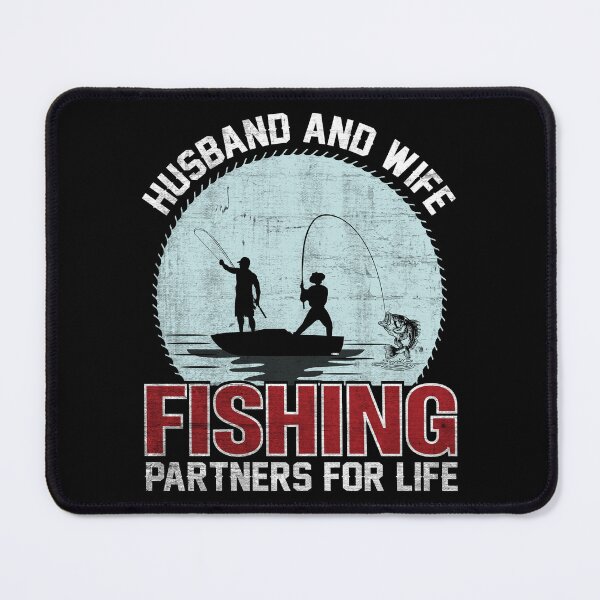 Item preview, Husband and wife fishing partners for life designed and sold by FanityPrints.