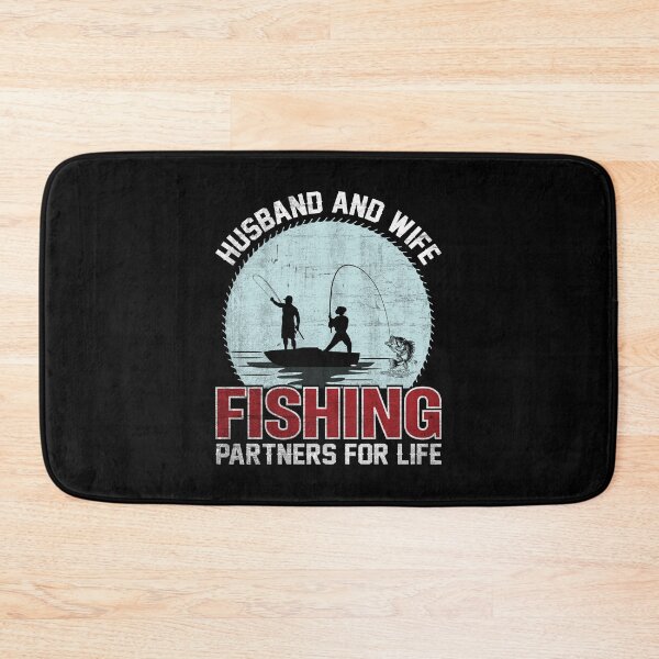 Item preview, Husband and wife fishing partners for life designed and sold by FanityPrints.