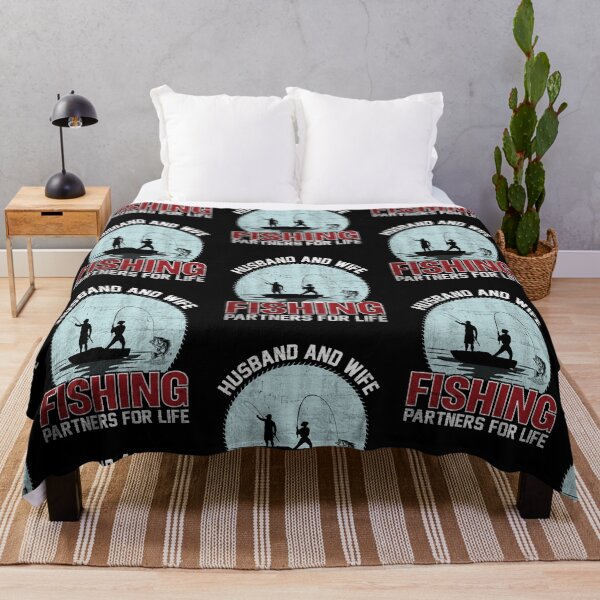 Item preview, Husband and wife fishing partners for life designed and sold by FanityPrints.