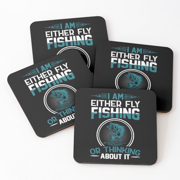 Item preview, I am either fly fishing or thinking about it designed and sold by FanityPrints.