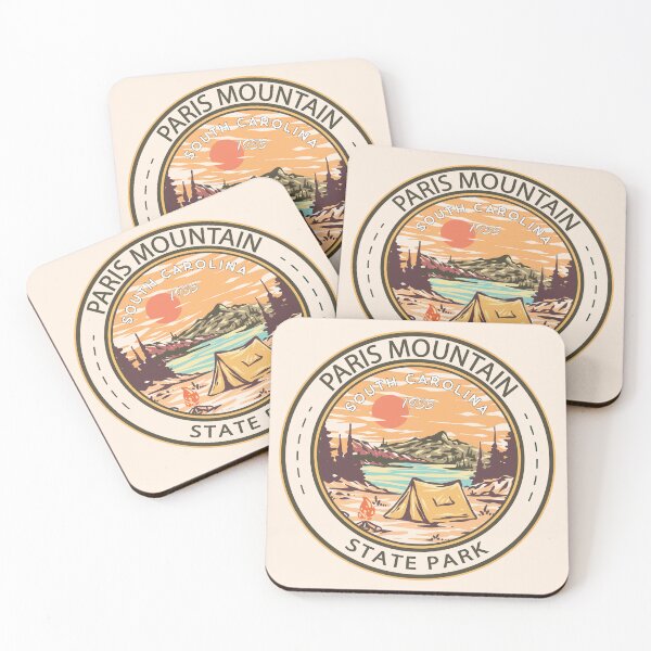 Item preview, Paris Mountain State Park South Carolina Badge designed and sold by KrisSidDesigns.