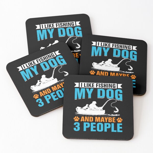 Item preview, I like fishing my dog and maybe 3 people designed and sold by FanityPrints.