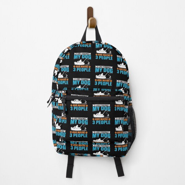 Item preview, I like fishing my dog and maybe 3 people designed and sold by FanityPrints.