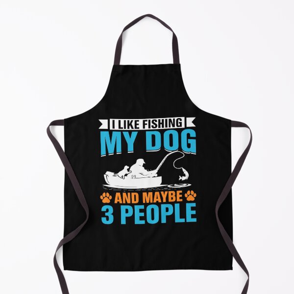 Item preview, I like fishing my dog and maybe 3 people designed and sold by FanityPrints.