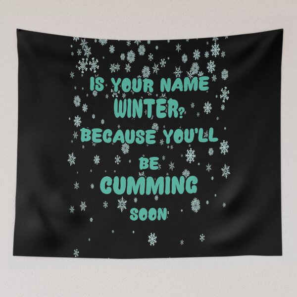 Item preview, Is your Name Winter? Funny Adult Christmas Merch designed and sold by aventi24.